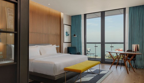 Superior Room, 1 King Bed, Balcony, Sea View