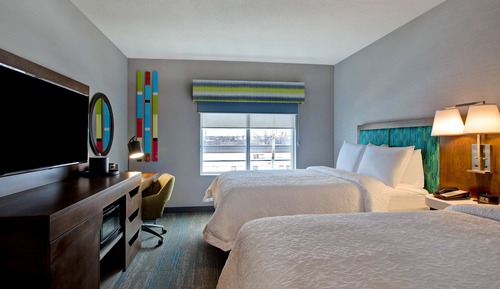 Room, 2 Queen Beds, Refrigerator & Microwave
