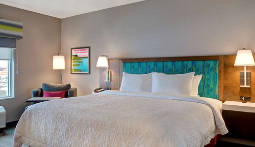 Room, 1 King Bed, Refrigerator & Microwave