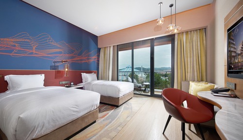 Deluxe Room, 2 Twin Beds, Garden View (Classic Twin)
