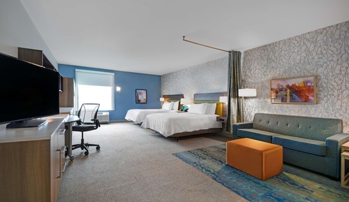 Studio, 2 Queen Beds, Accessible, Non Smoking (Hearing)