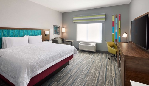 Room, 1 King Bed, Refrigerator & Microwave