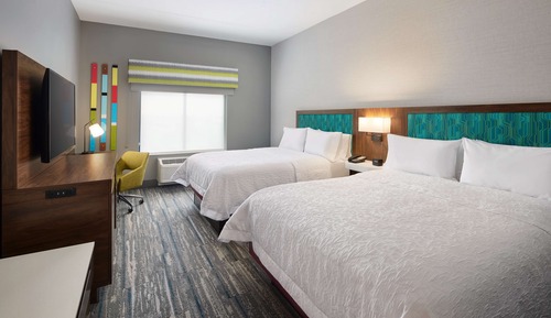 Room, 2 Queen Beds, Refrigerator & Microwave