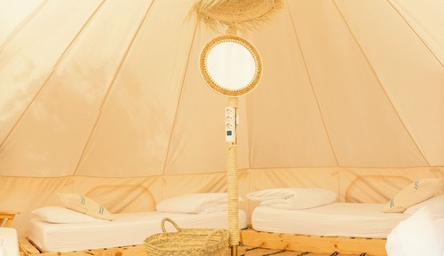 Basic Tent (4 Pax, Single Beds)