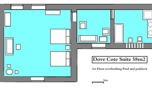 Dove Cote Suite (1st Floor, Max 6 Guests)