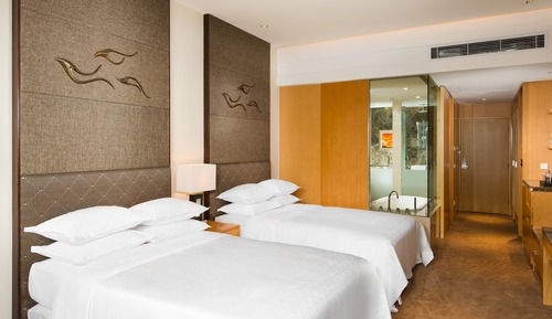 Premier Room, 2 Double Beds, Ocean View