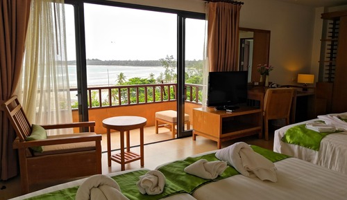 Family Quadruple Room, Sea View