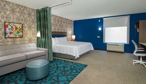 Suite, 1 King Bed, Accessible (Mobility & Hearing, Roll-in Shower)