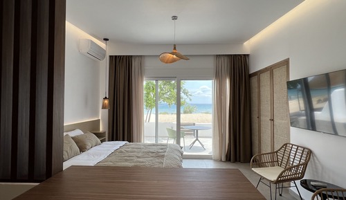 Standard Apartment, 1 Queen Bed, Beach View