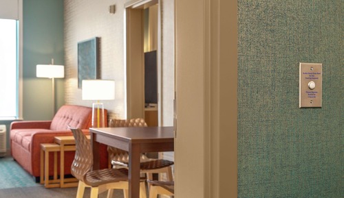 Suite, 1 King Bed, Accessible (Mobility & Hearing, Roll-in Shower)