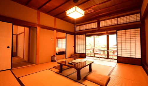 Japanese-Style Deluxe Family Room with Private Shower and Toilet, Non-Smoking