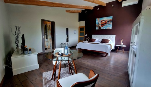 Deluxe Double Room, 1 King Bed, Private Bathroom, Garden View (Pic Saint Loup )
