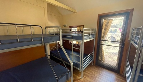 Bunk Room Big with Shared Bathroom “NO LINEN SUPPLIED” (1 Bunk, 1 Triple Bunk and 1 Tribunk)