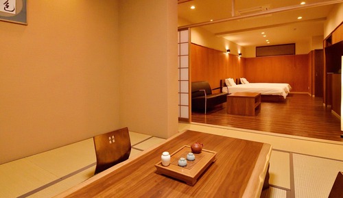 [Sora] Japanese Western Style Room, Private Bathroom, Non Smoking, Turumi Kaiseki at 18:00 or 18:30