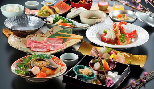 Annex, Japanese Western Style Deluxe Room Open-Air Bath Non Smoking-Turumi Kaiseki at 18:00 or 18:30