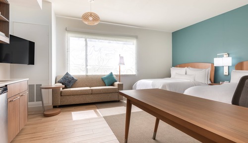 Studio, 2 Queen Beds, Non Smoking (Hearing Accessible)