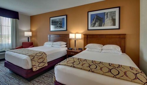 Deluxe Room, 2 Queen Beds, Refrigerator & Microwave