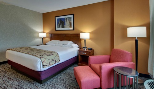 Deluxe Room, 1 King Bed, Refrigerator & Microwave