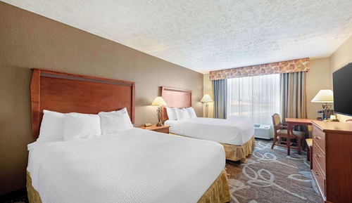 Standard Room, 2 Queen Beds, Non Smoking, Refrigerator & Microwave