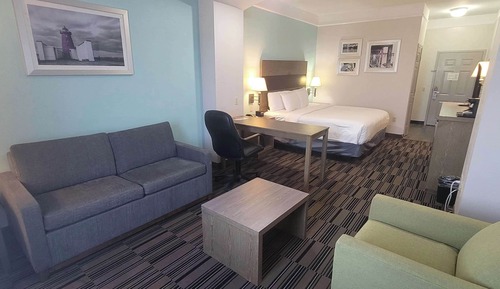Standard Room, 1 King Bed, Accessible, Refrigerator & Microwave