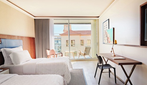 Superior Room, 2 Twin Beds, Non Smoking, Partial Sea View