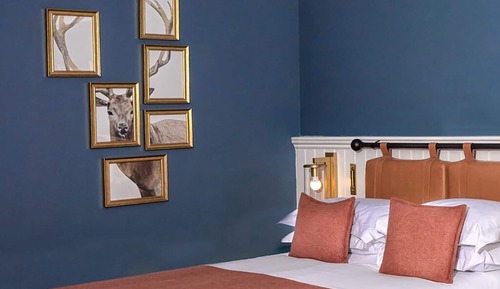 Contemporary Double Room with Loch View
