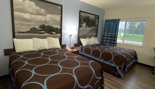 Standard Room, 2 Queen Beds, Refrigerator & Microwave