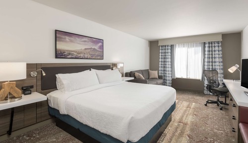 One King Bed And Sofabed