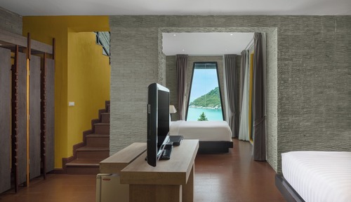 Family Jacuzzi Grande, Sea View