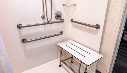 Suite, 1 King Bed, Accessible (Communication, Roll-In Shower)