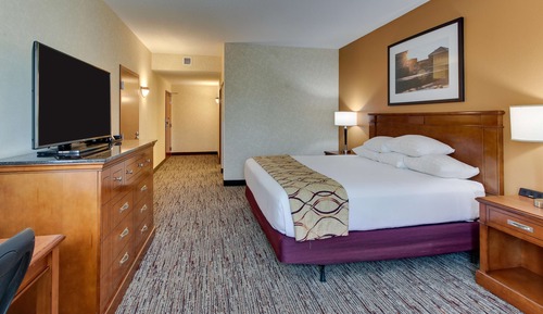 Deluxe Room, 1 King Bed, Refrigerator & Microwave (Jetted Tub)