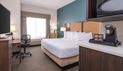 Standard Room, 1 King Bed, Non Smoking, Refrigerator & Microwave