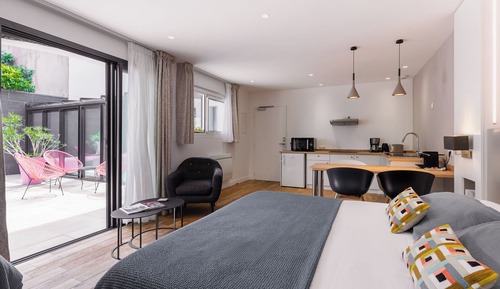 Studio, Multiple Beds, Accessible, Kitchen
