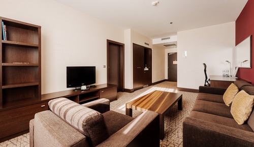 Suite, 1 King Bed with Sofa bed