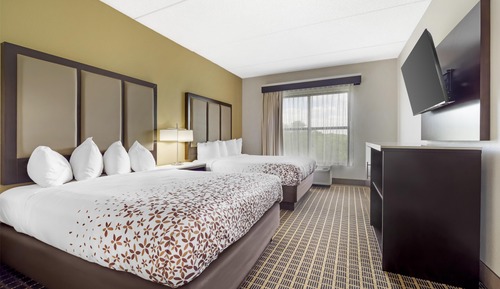 Suite, 2 Queen Beds, Non Smoking, Refrigerator & Microwave