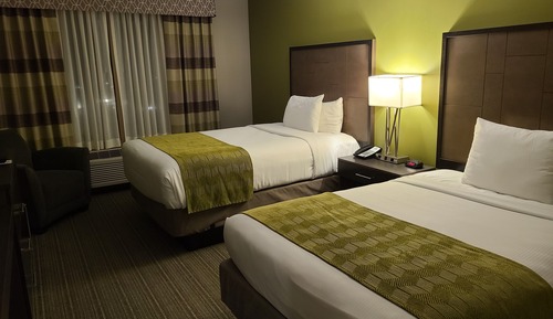 Club Room, 2 Double Beds, Non Smoking