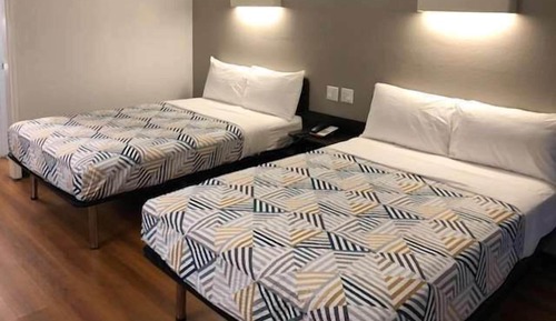 Standard Room, 2 Double Beds, Non Smoking, Refrigerator & Microwave