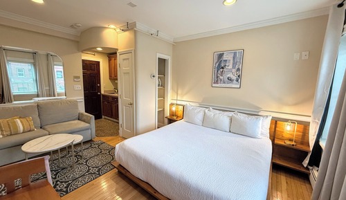 Superior Studio, 1 King Bed with Sofa bed, Kitchen