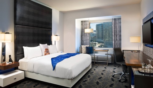 Room, 1 King Bed, City View (Mobility Accessible, Roll-in Shower)