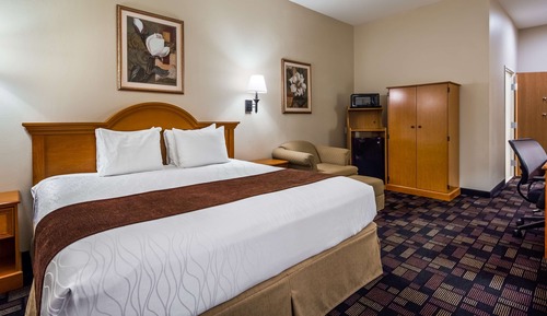 Standard Room, 1 King Bed, Accessible, Refrigerator & Microwave