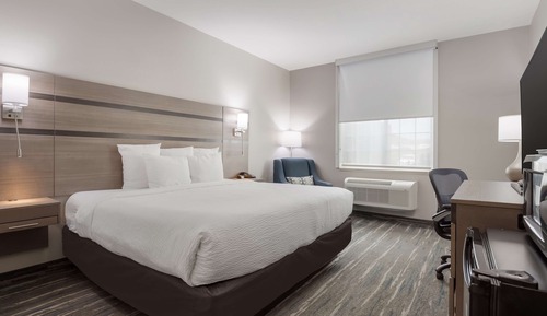 Standard Room, 1 King Bed, Accessible, Refrigerator & Microwave