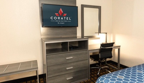 Standard Room, 2 Double Beds, Non Smoking, Refrigerator & Microwave