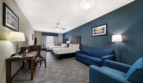 Suite, 2 Queen Beds, Accessible, Refrigerator & Microwave (with Sofabed)
