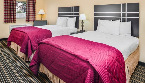 Double Room, 2 Double Beds, Non Smoking