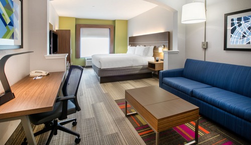 Suite, 1 King Bed with Sofa bed, Accessible (Mobility Tub)