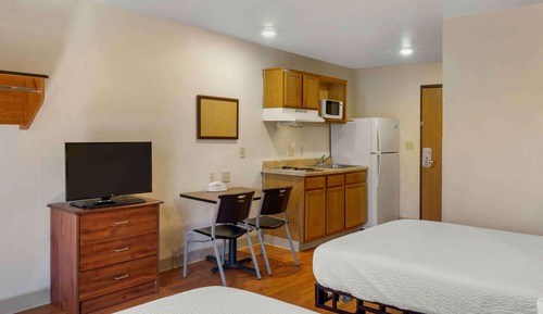 Standard Studio, 2 Double Beds, Non Smoking, Refrigerator & Microwave