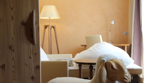 Suite Stria with balcony and mountain view