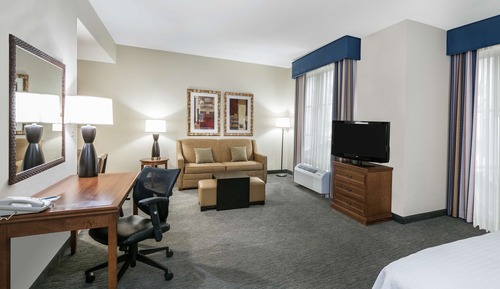 Studio, 1 King Bed, Accessible (Mobility & Hearing, Roll-in Shower)
