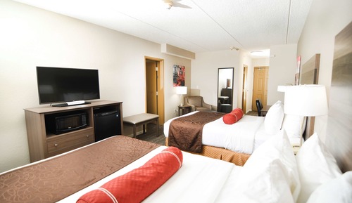 Suite, 2 Double Beds, Non Smoking, Refrigerator & Microwave