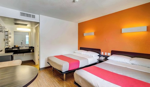 Deluxe Room, 2 Double Beds, Non Smoking, Refrigerator & Microwave